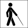 access for individuals with visual impairments symbol
