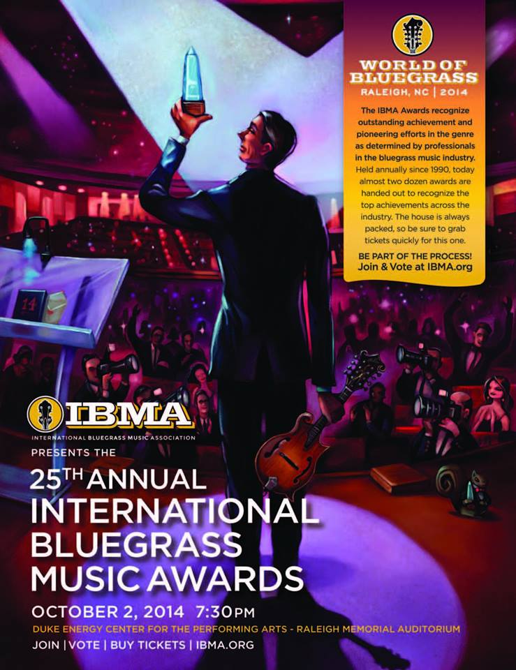IBMA Awards Show Program Cover, Illustration by Tim Lee