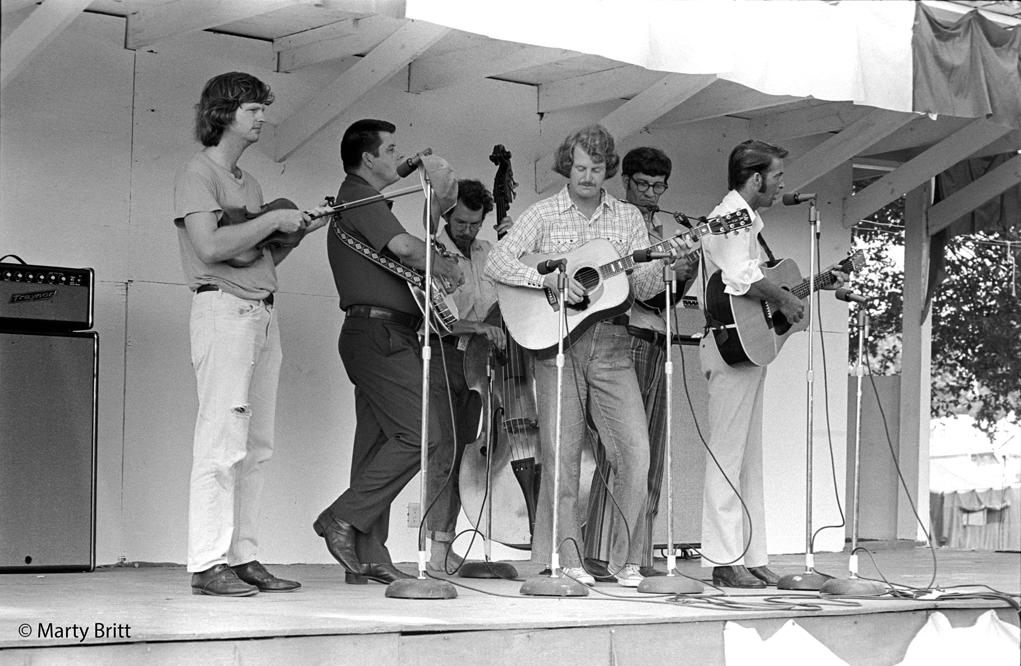 The band The Bluegrass Experience was active in the Triangle area of the Piedmont from 1971 until bandleader Tommy Edwards death in 2021. Members also included Snuffy Smith, Charles Lee Conard, and "Fiddlin' Al" McCanless. The band is perhaps best known for playing The Cat's Cradle every Thursday from 1972-1981. Many friendships were fomed on those nights.